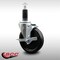 Service Caster 5'' SS Phenolic Swivel 1-1/8'' Expanding Stem Caster with Brake SCC-SSEX20S514-PHS-TLB-118 - alternate 2